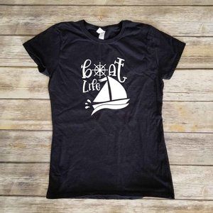 Boat Life - Ladies fitted tshirt